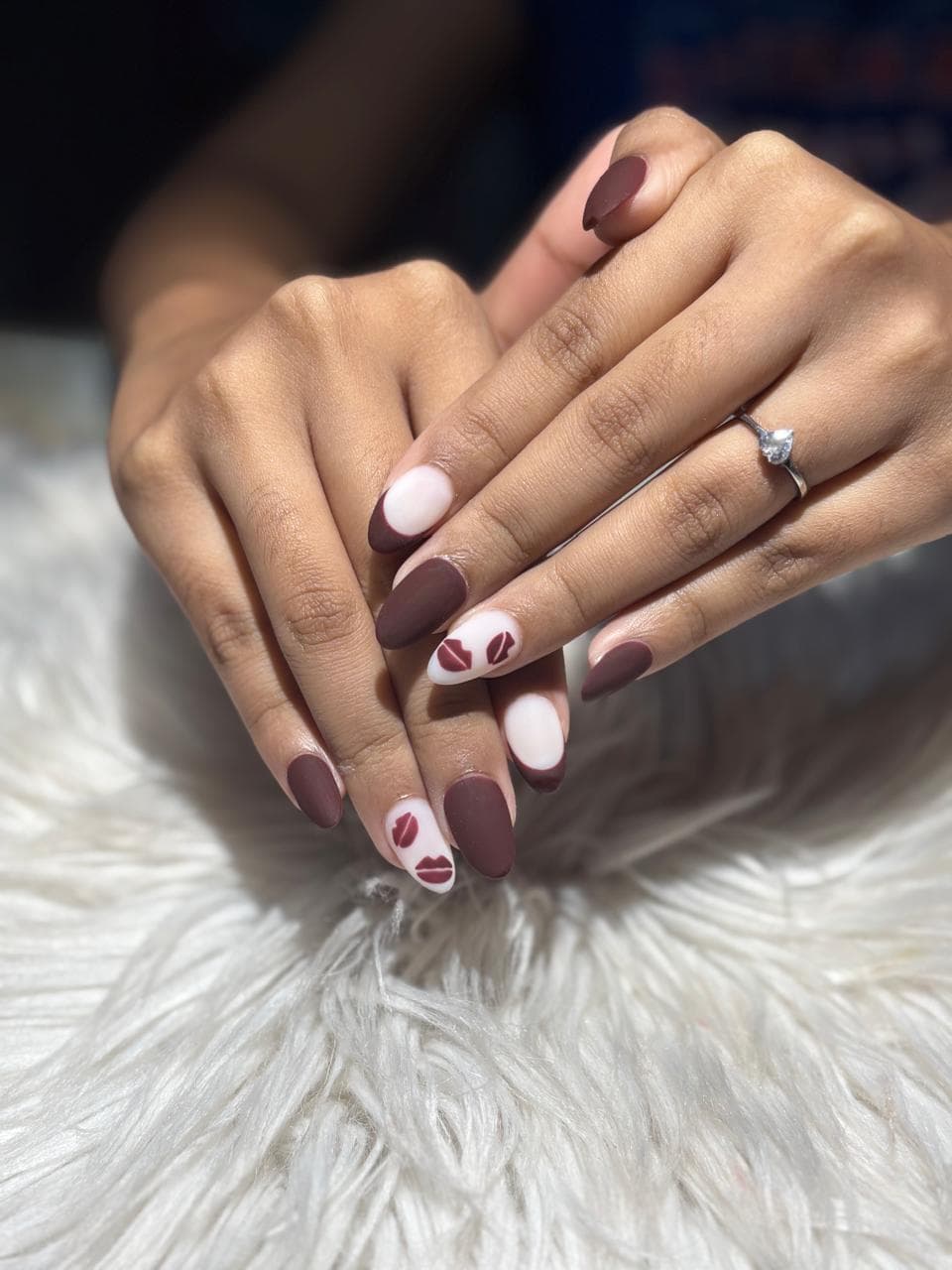 Chrome French tips